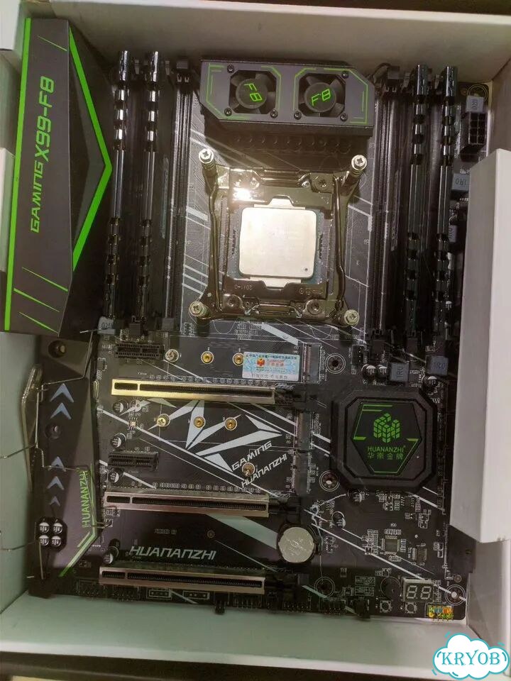 Комплект Huananzi X99 F8, 16gb озу, Xeon e5 2676v3 фото 2