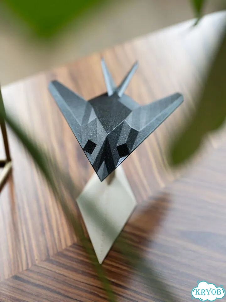 3D-модель Lockheed F-117 Nighthawk на подставке фото 7