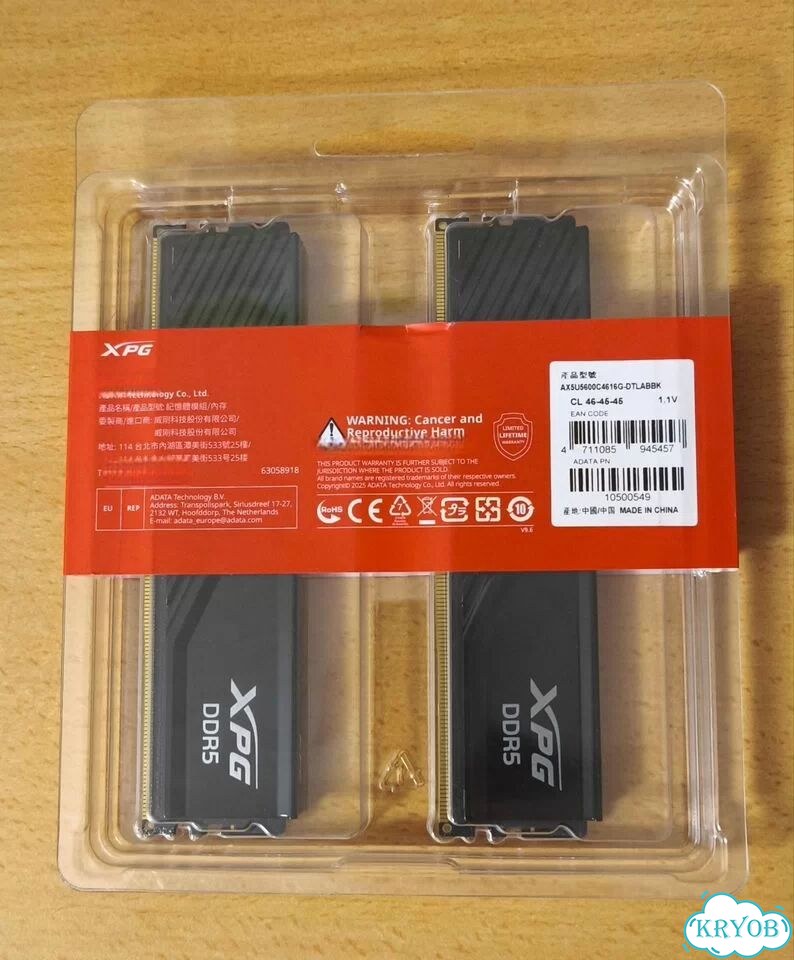 Новая. DDR 5 2x16gb(32gb) XPG Lancer Blade 5600Mhz фото 2
