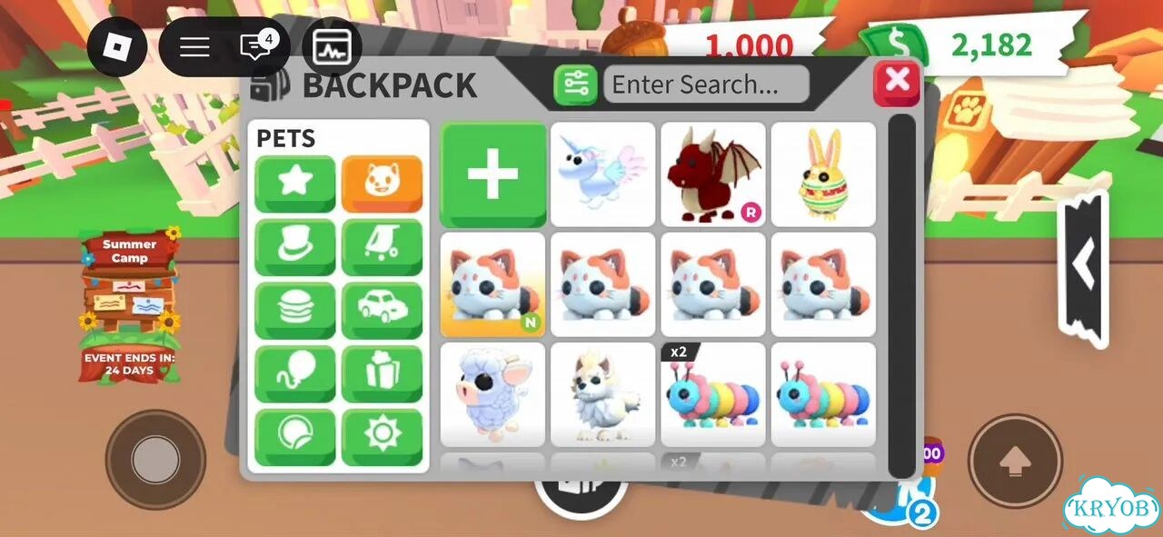 Инвентарь Adopt Me, Roblox фото 2