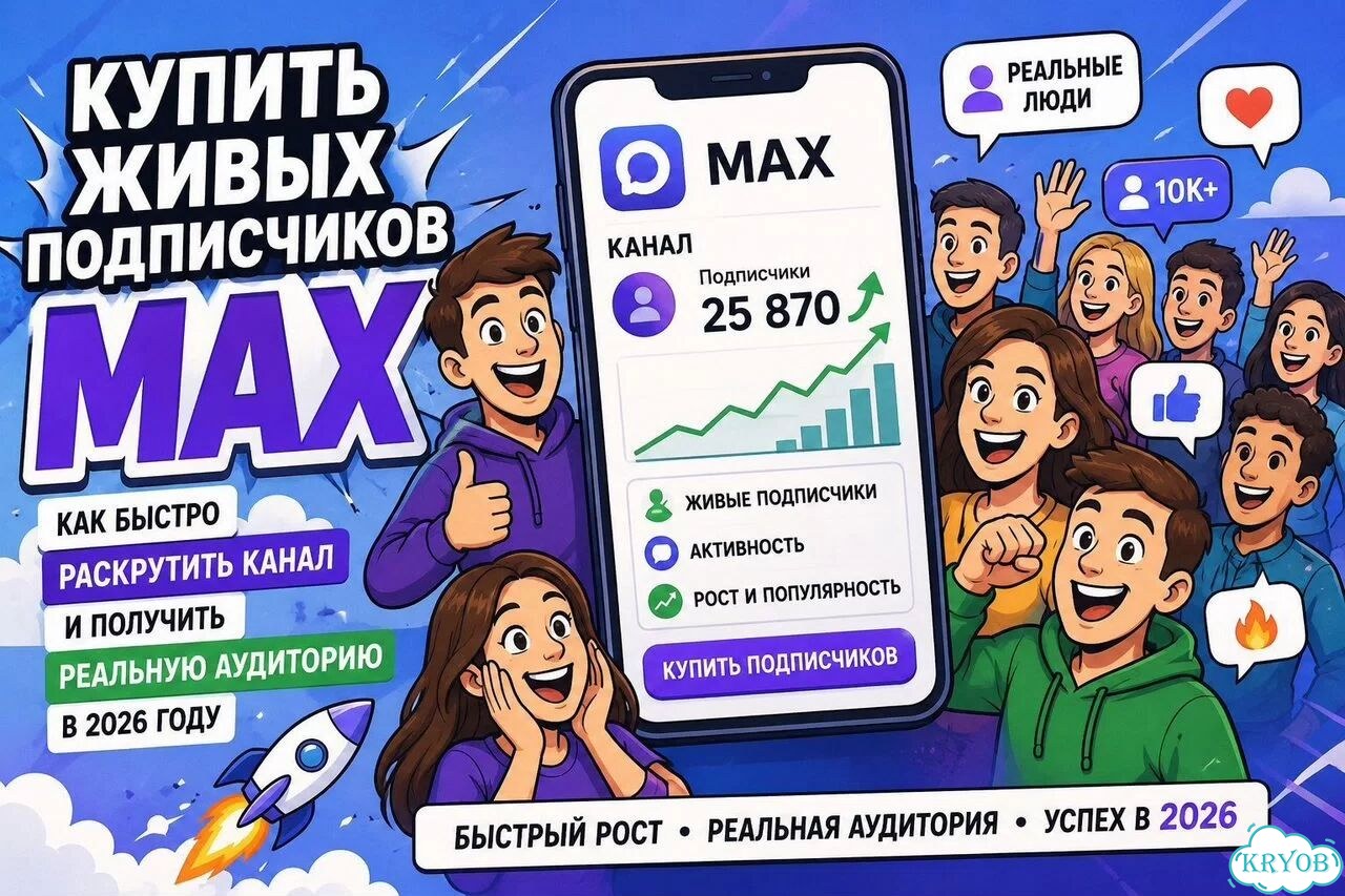 Накрутка подписчиков в MAX фото 1