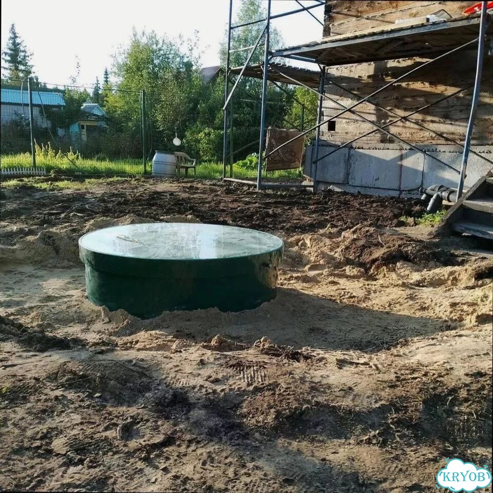 Биосептик с высоким уровнем грунтовых вод фото 8