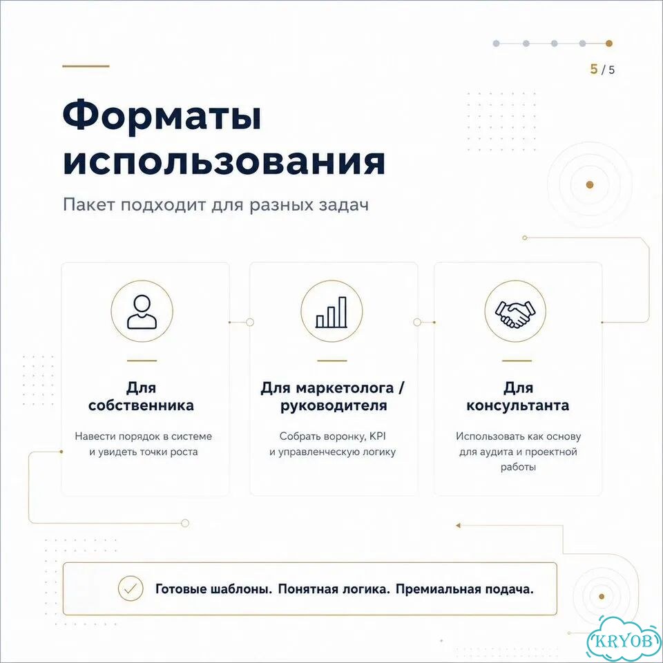Excel-шаблон: бизнес, маркетинг, аудит фото 5