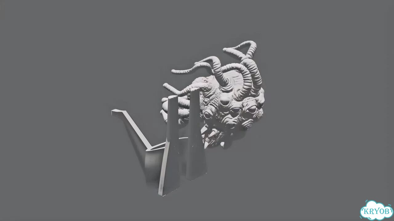 Монстры — 3D-печать фигурок чудовищ 52 модели фото 1