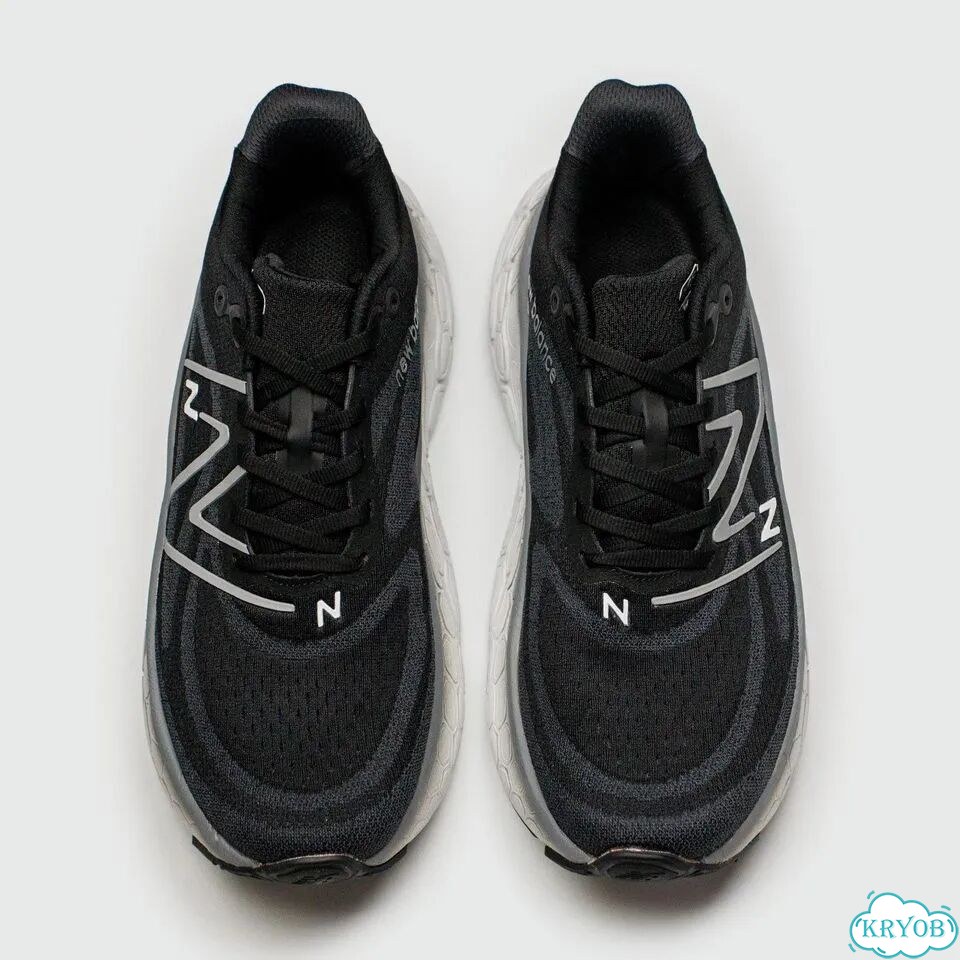 Кроссовки New Balance Fresh Foam x More V4 Black White фото 6