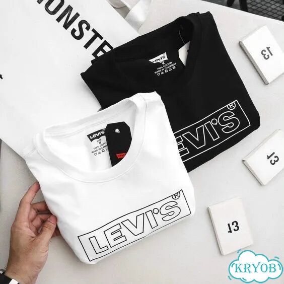 Футболка Levi's black white фото 1