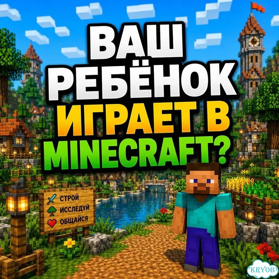 Занятия жизненных навыков для детей в Minecraft фото 1