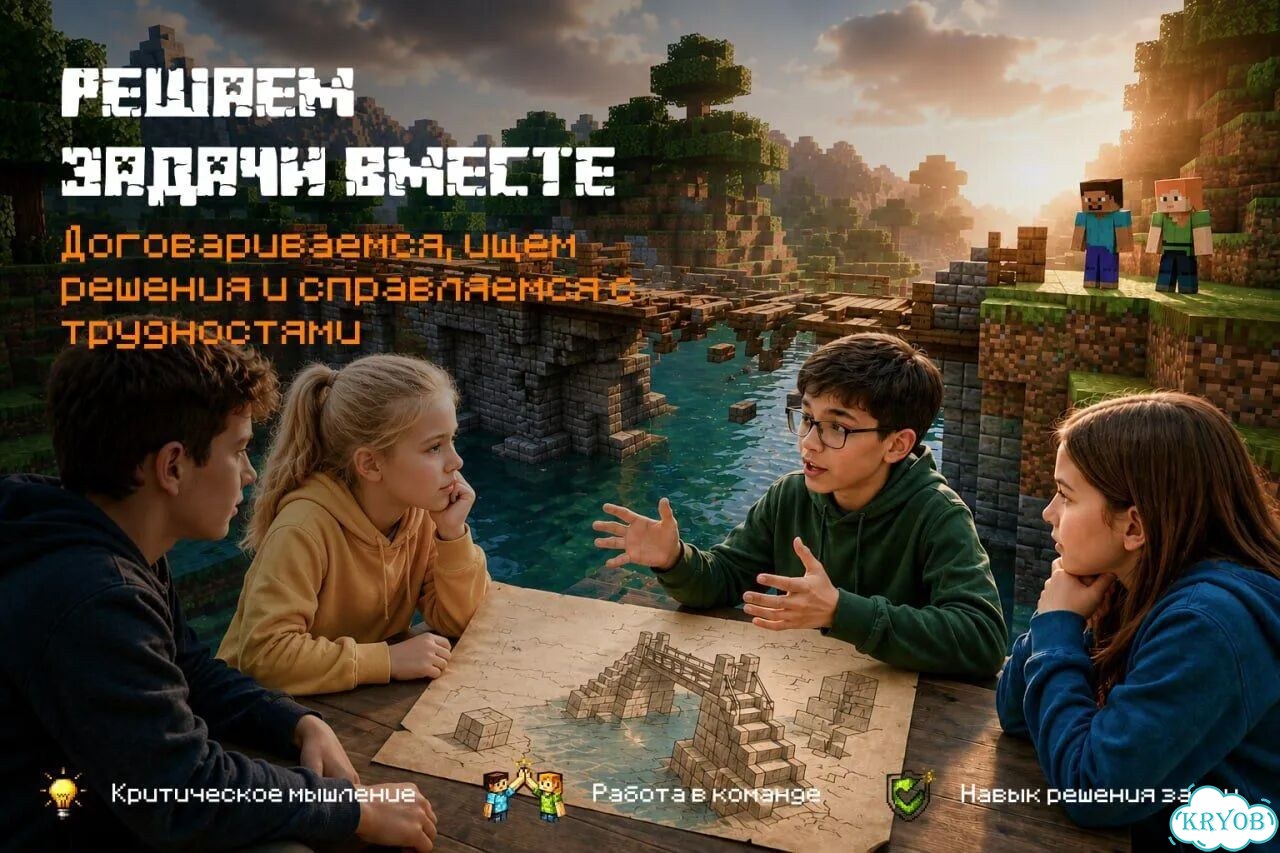 Занятия жизненных навыков для детей в Minecraft фото 2