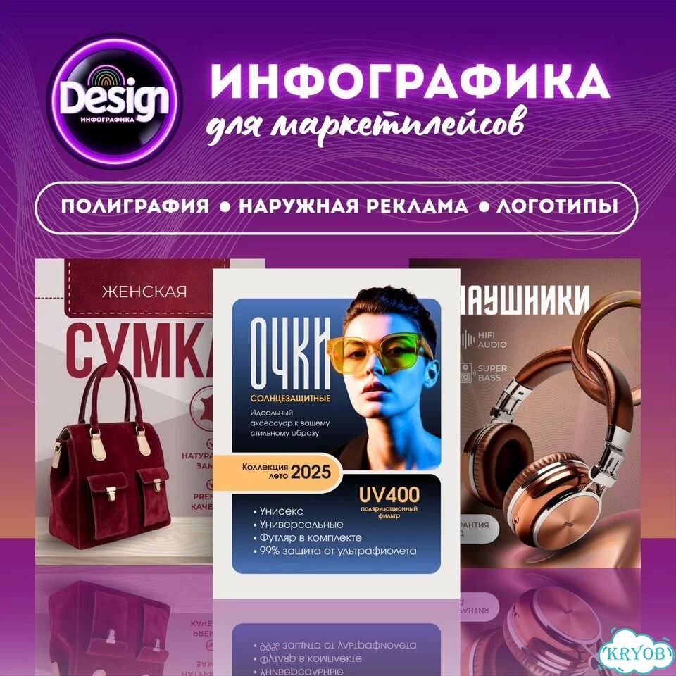 Дизайн карточек товаров/инфографика фото 1