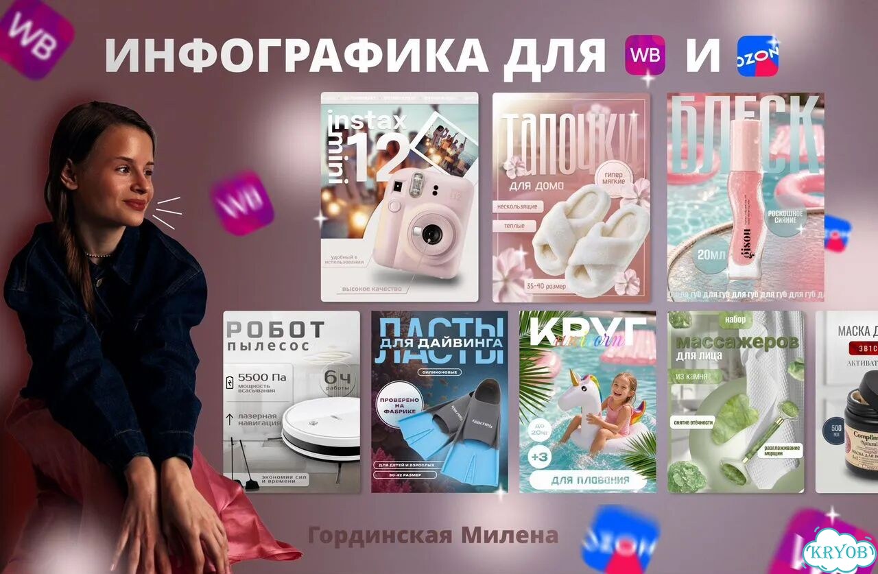 Инфографика для маркетплейсов карточки товаров фото 1
