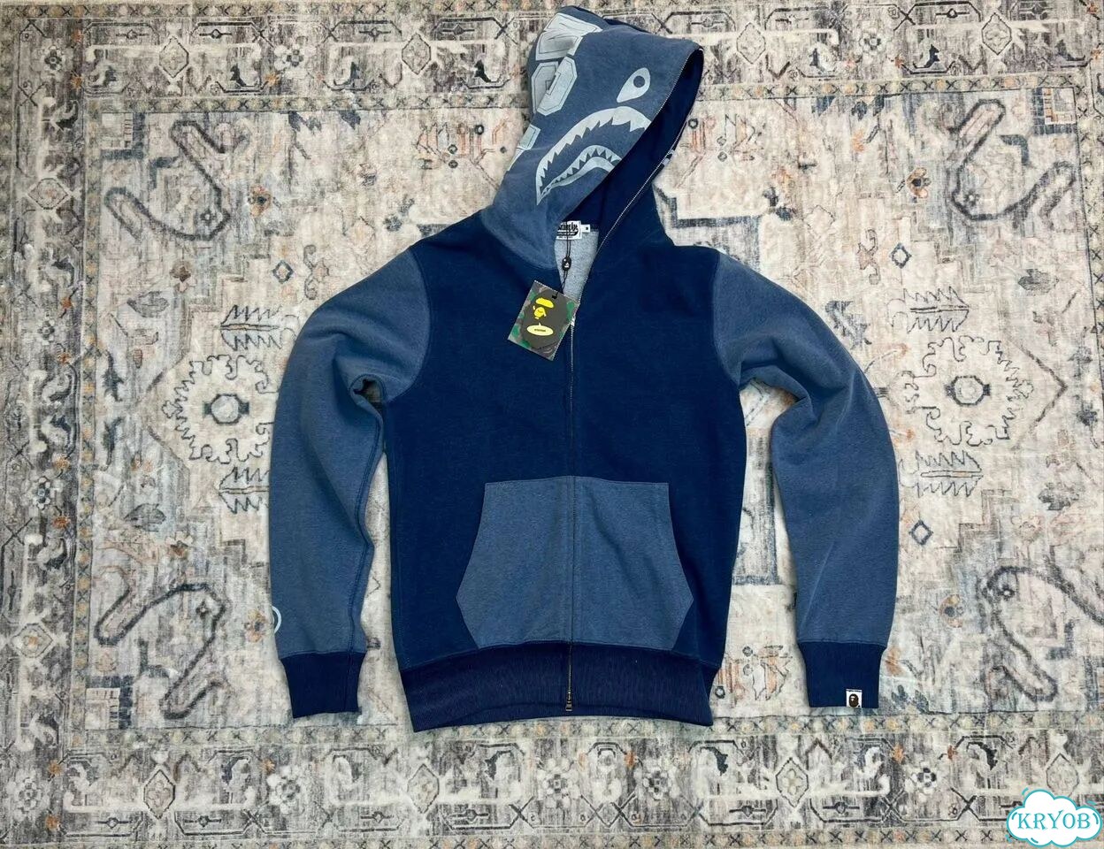 Bape Indigo Худи фото 1