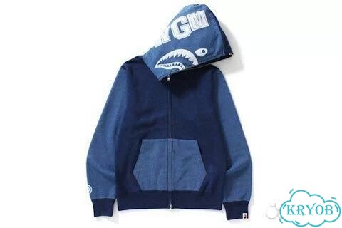 Bape Indigo Худи фото 10