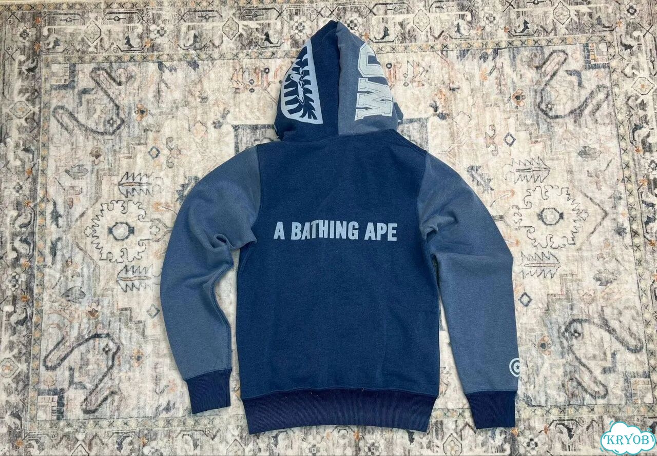 Bape Indigo Худи фото 6