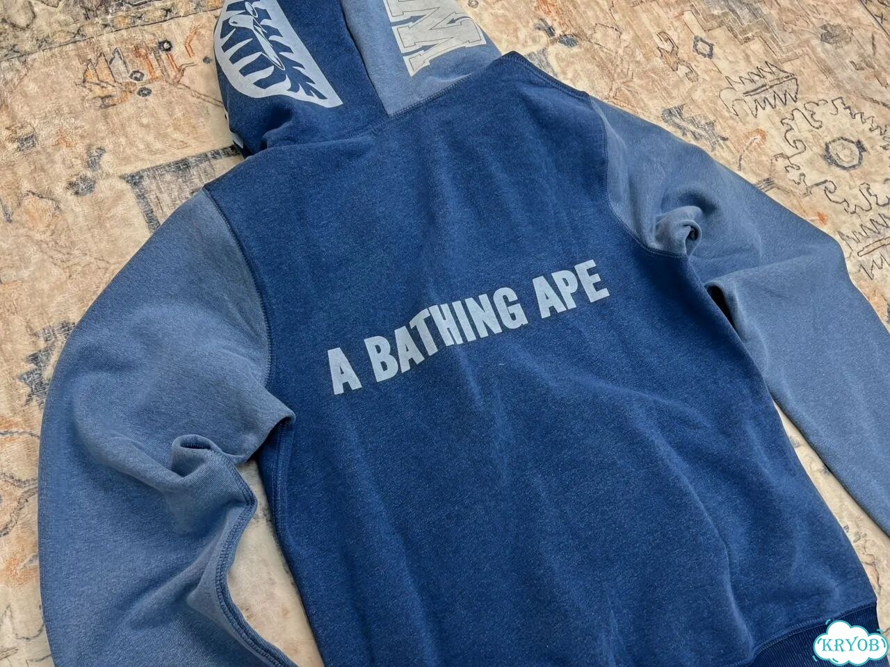 Bape Indigo Худи фото 8