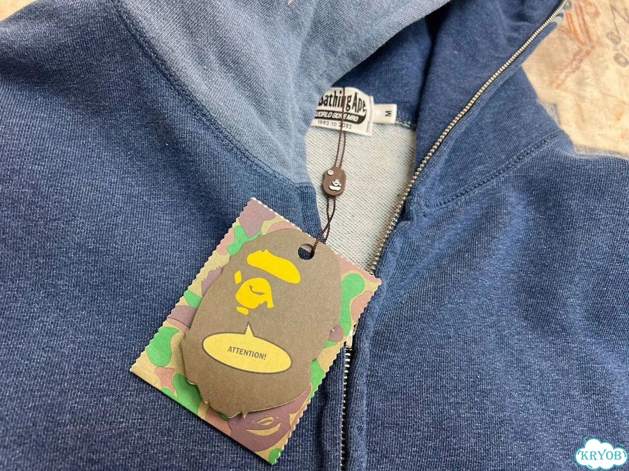 Bape Indigo Худи фото 9