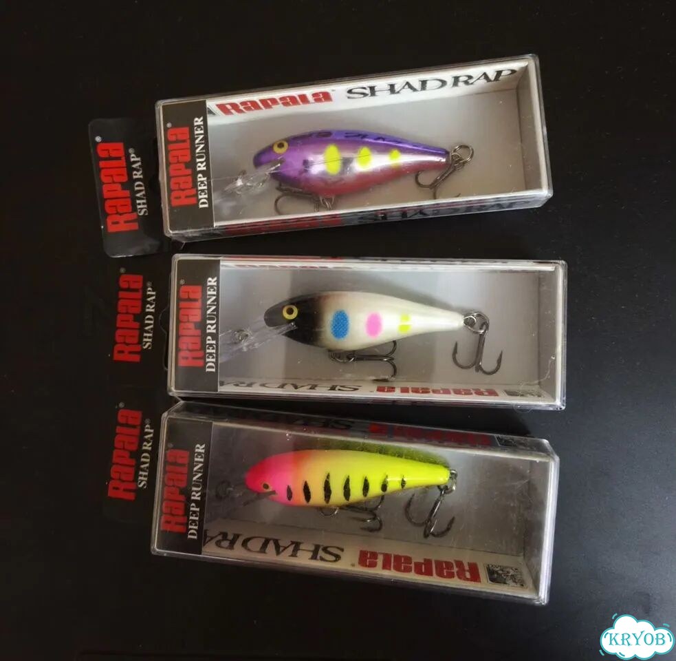Воблеры Rapala Shad Rap SR05 Custom USA редкие фото 1