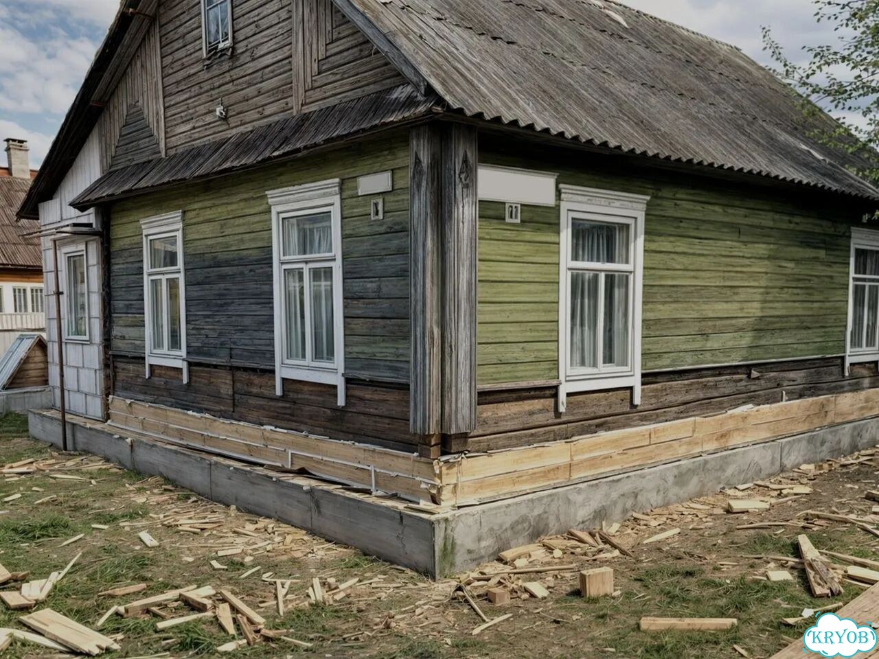 Реконструкция домов. Ремонт домов. Замена венцов фото 7