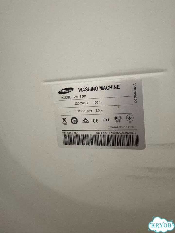 Samsung WF-S861 фото 3