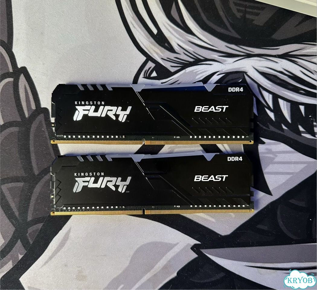 Оперативная память Kingston Fury beast ddr4 16gb фото 2