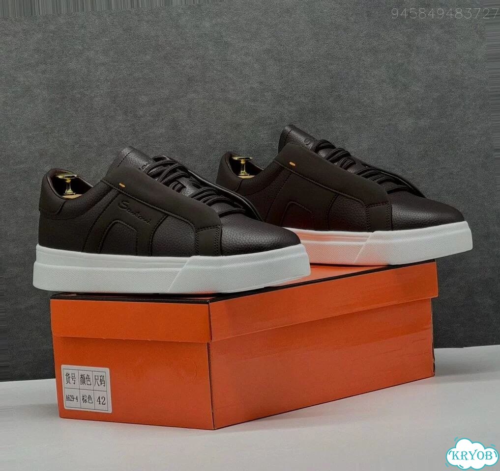 Кроссовки Santoni фото 6