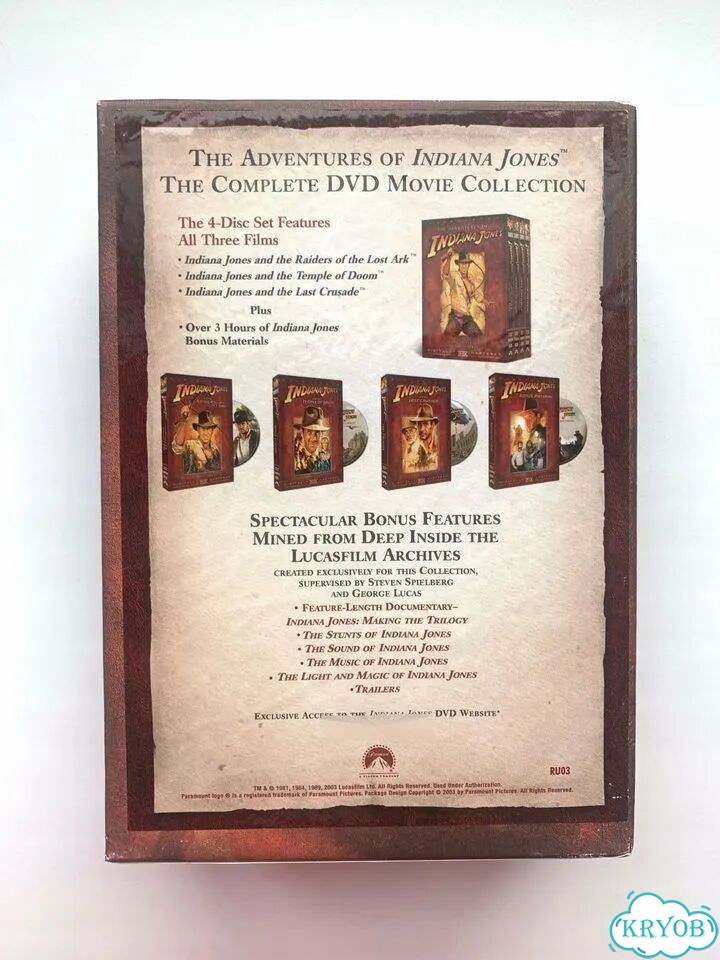Indiana Jones Complete Collection (4 DVD) фото 7