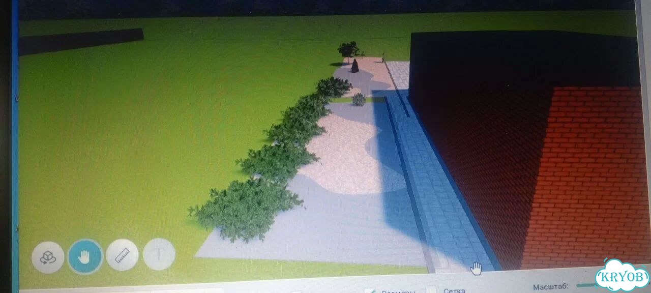 3 D визуализация вашего участка фото 1