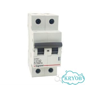 Автомат Legrand RX3 2P C32A 4.5кА фото 1
