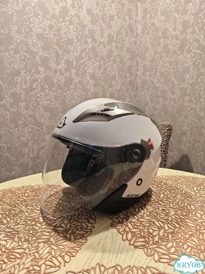Шлем Acerbis JET firstway white glossy S фото 1