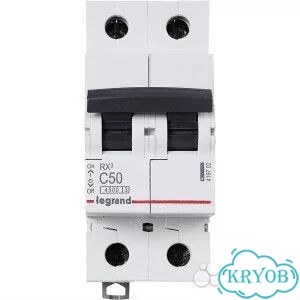 Автомат Legrand RX3 2P C50A 4.5кА фото 3