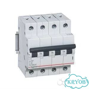 Автомат Legrand RX3 4P C40A 4.5кА фото 1