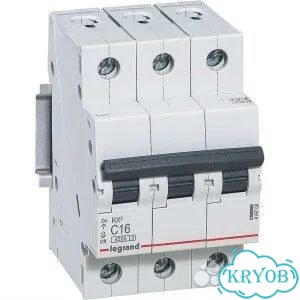 Автомат Legrand RX3 3P C10A 4.5кА фото 1
