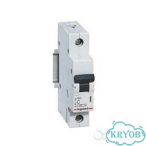 Автомат Legrand RX3 1P C20A 4.5кА фото 1