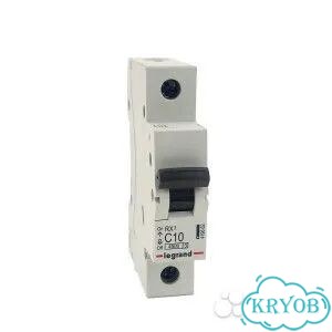 Автомат Legrand RX3 1P C10A 4.5кА фото 1