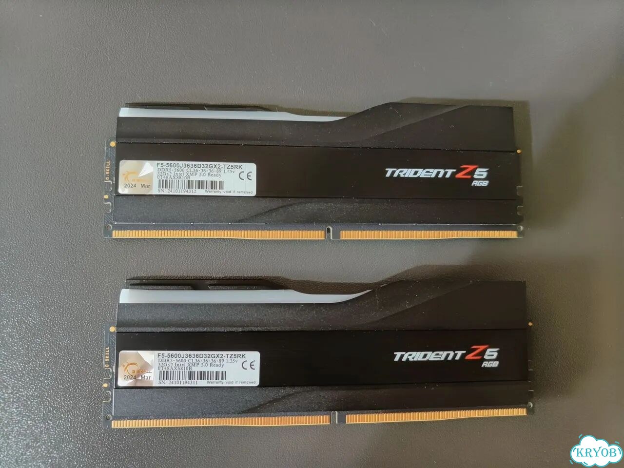 Оперативная память ddr5 64gb 5600 Trident Z5 RGB фото 4