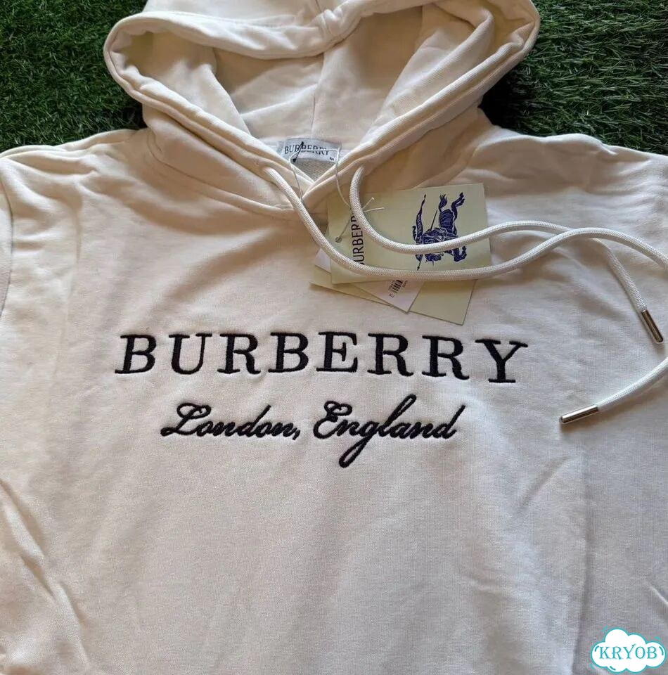 Худи Burberry с логотипом фото 6