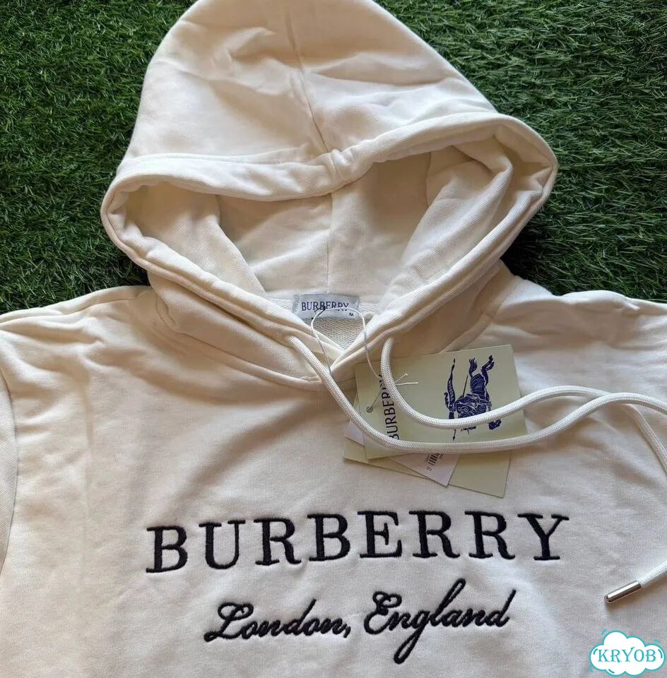 Худи Burberry с логотипом фото 8