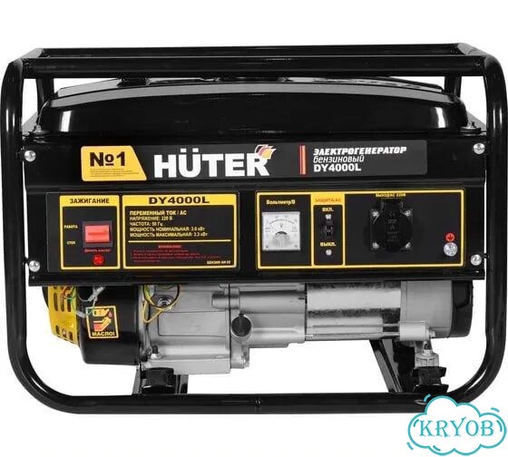 Генератор бензиновый новый Huter DY4000L 15л фото 2