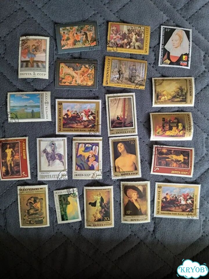 Почтовые марки СССР искусство фото 1