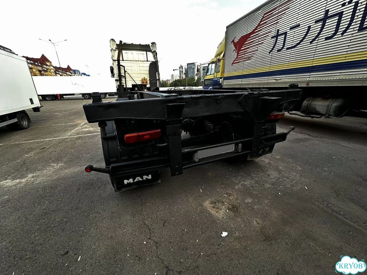Полуприцеп контейнеровоз СЗАП 9905, 2002 фото 3