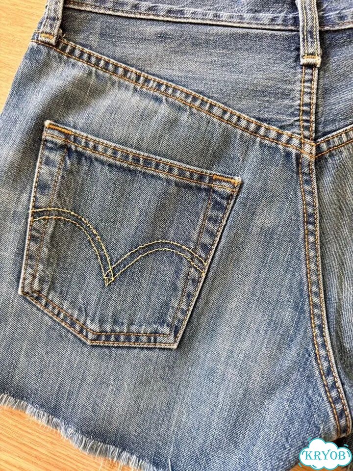 Шорты джинсовые жен Levi’s 501, W 25 (S) фото 10
