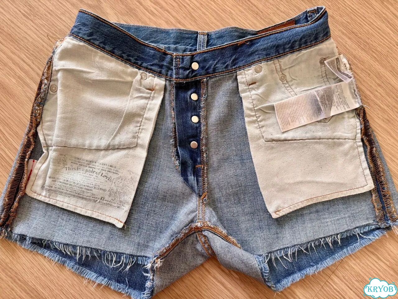 Шорты джинсовые жен Levi’s 501, W 25 (S) фото 9