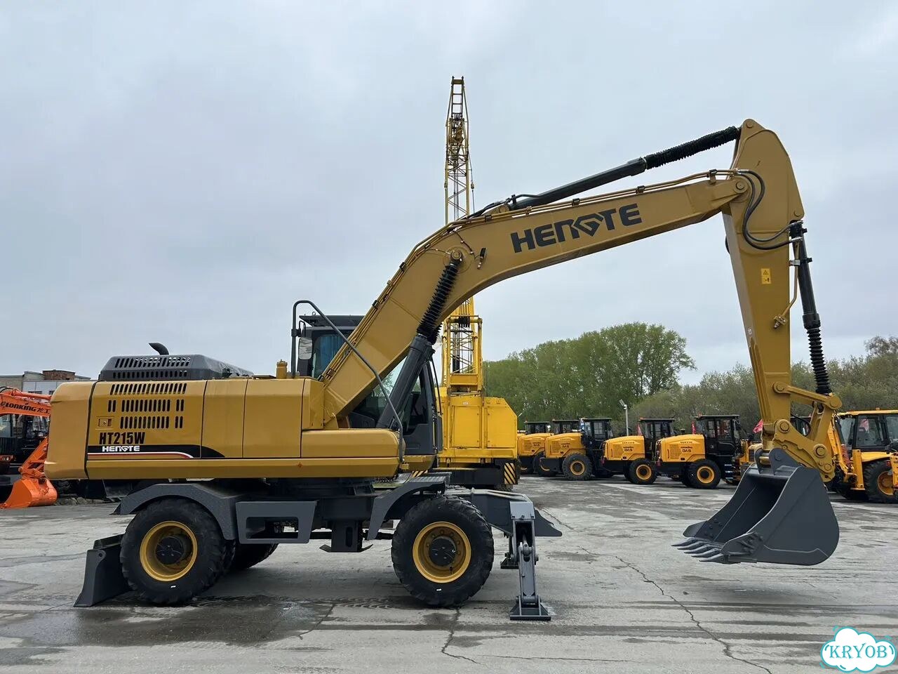 Колёсный экскаватор HENGTE HT215W, 2026 фото 1