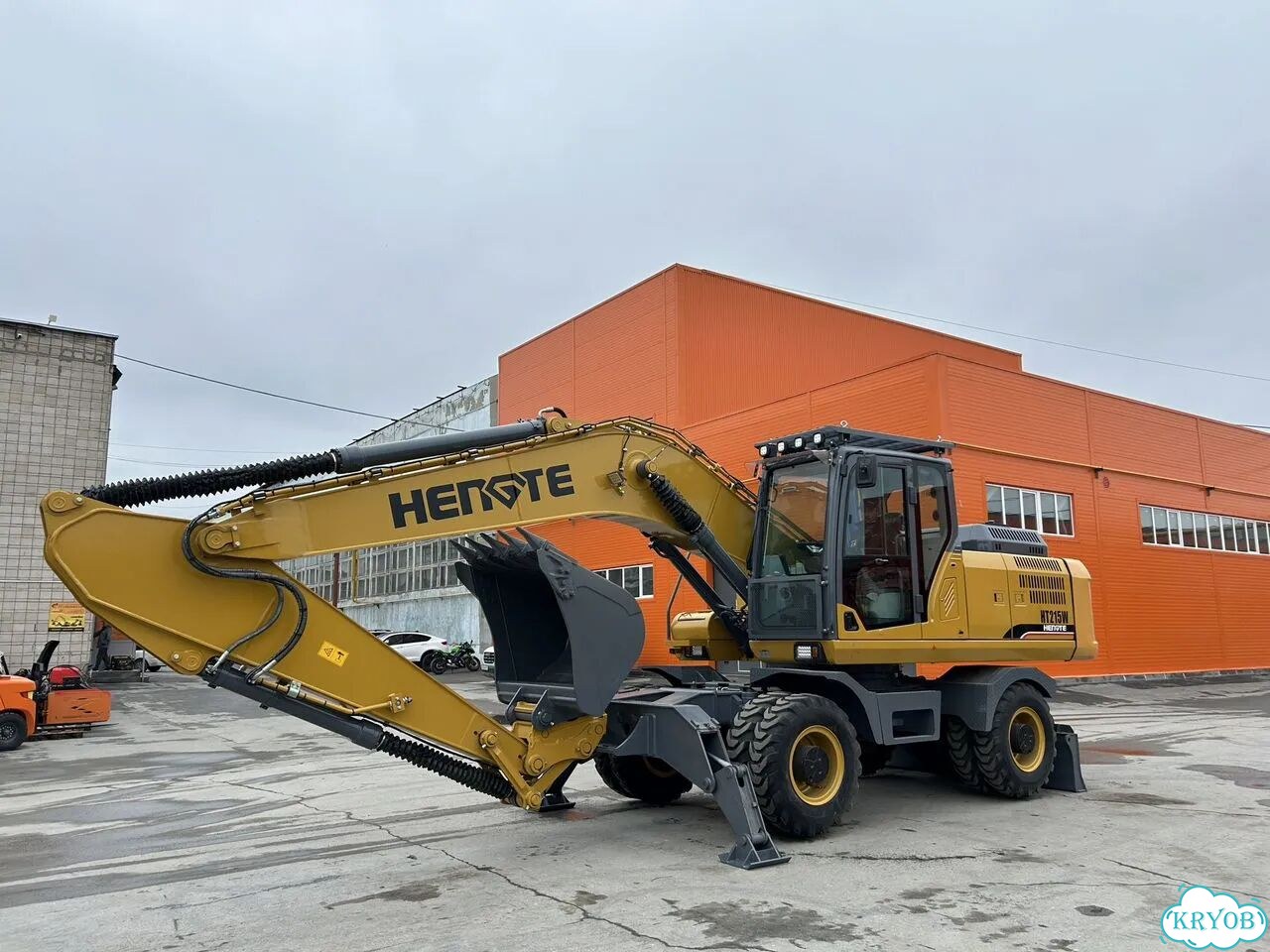 Колёсный экскаватор HENGTE HT215W, 2026 фото 4