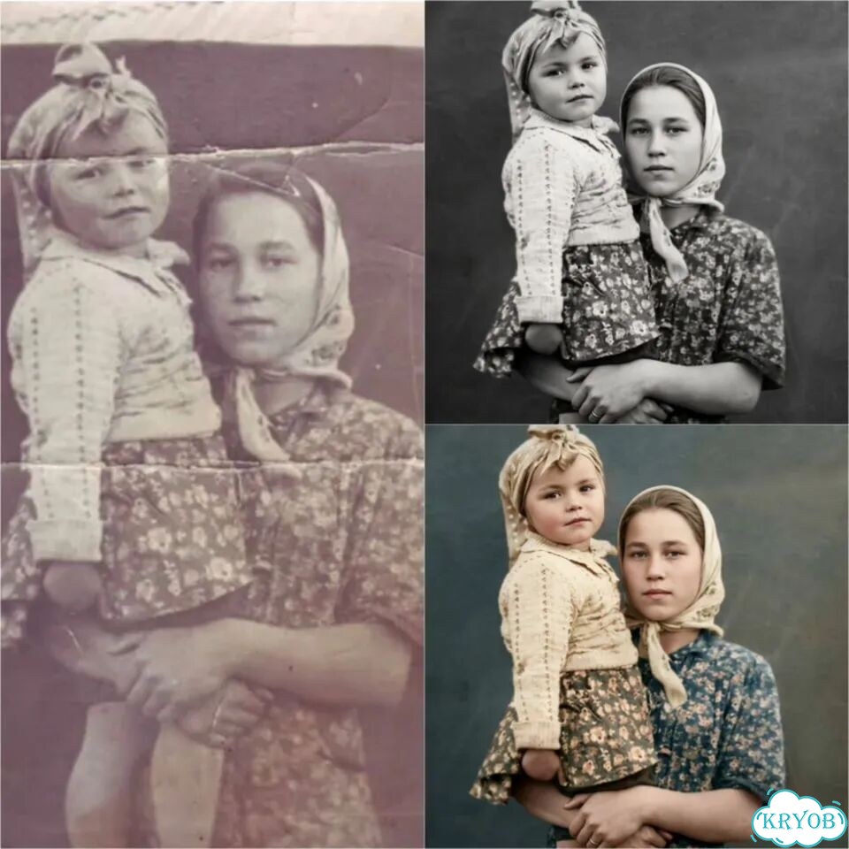 Реставрация старых фотографий фото 1