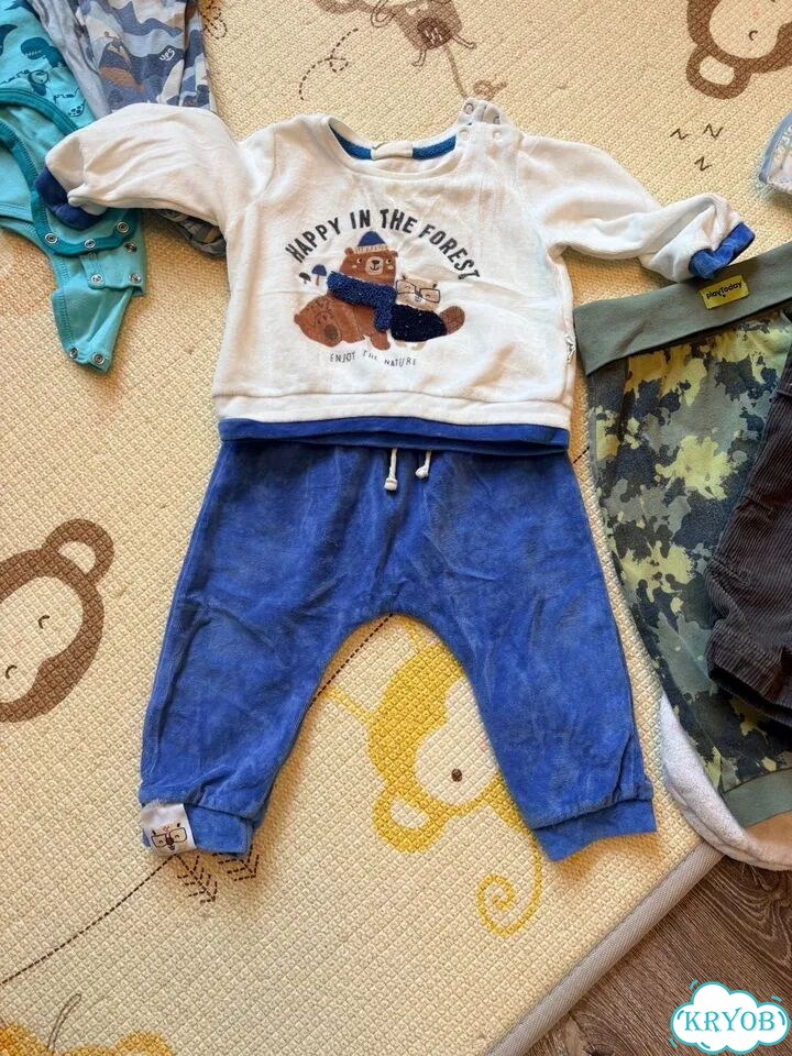 Детские вещи пакетом на мальчика 74 80 фото 5