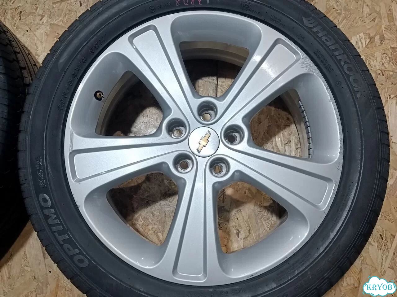Колеса (шины+диски) Chevrolet 235/50 R19 5x115 фото 2