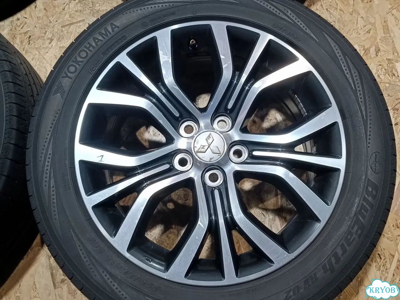 Колеса (шины+диски) Mitsubishi 225/55 R18 5x114.3 фото 2