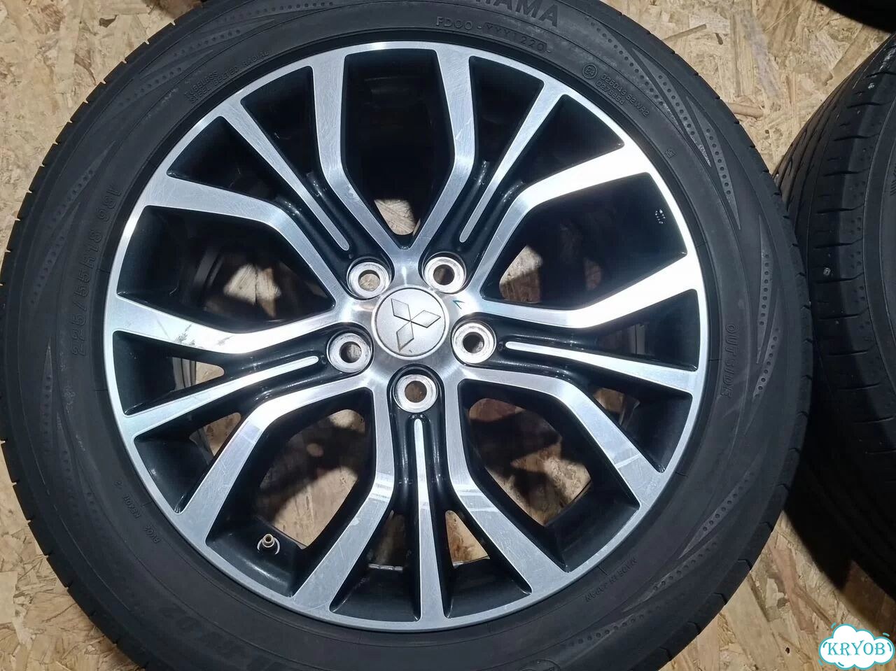 Колеса (шины+диски) Mitsubishi 225/55 R18 5x114.3 фото 3