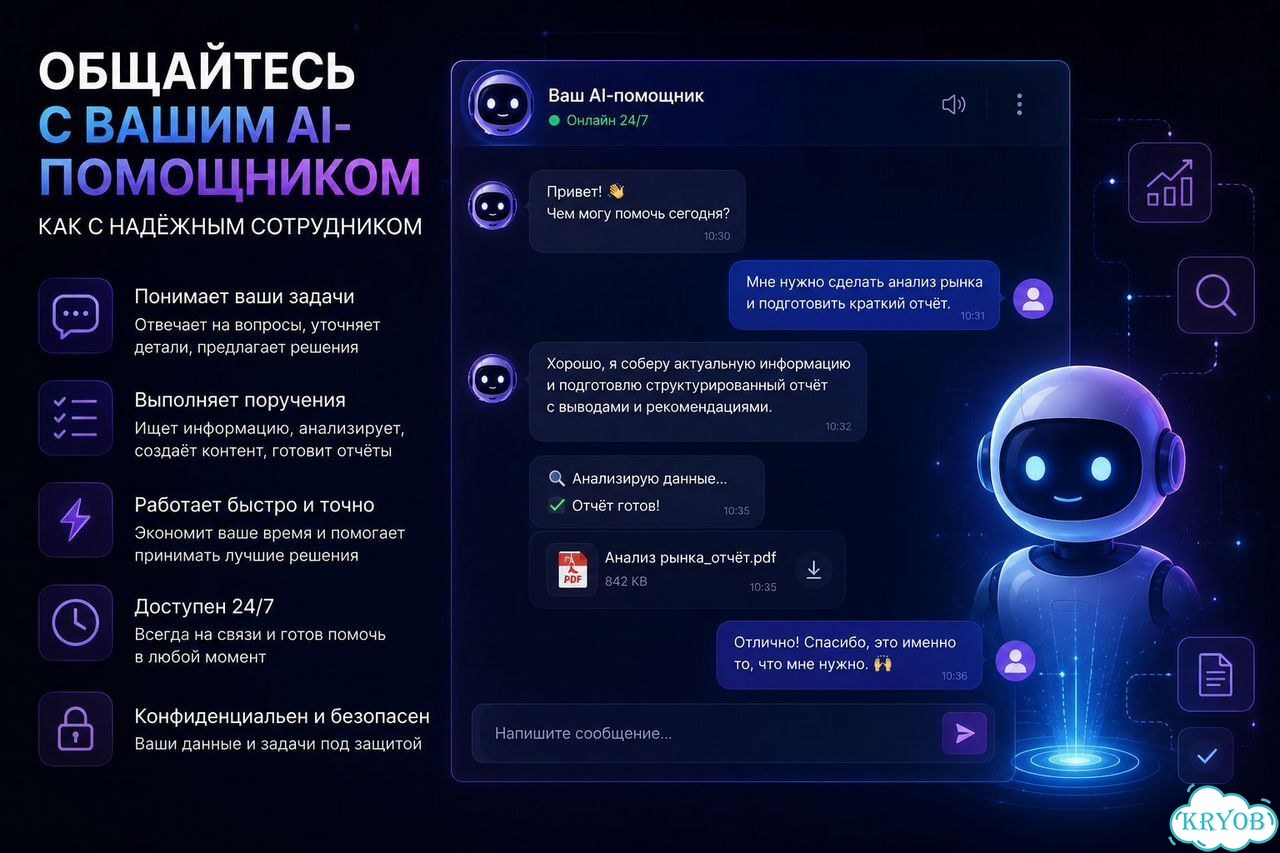 Ваш личный AI-сотрудник 24/7 фото 3