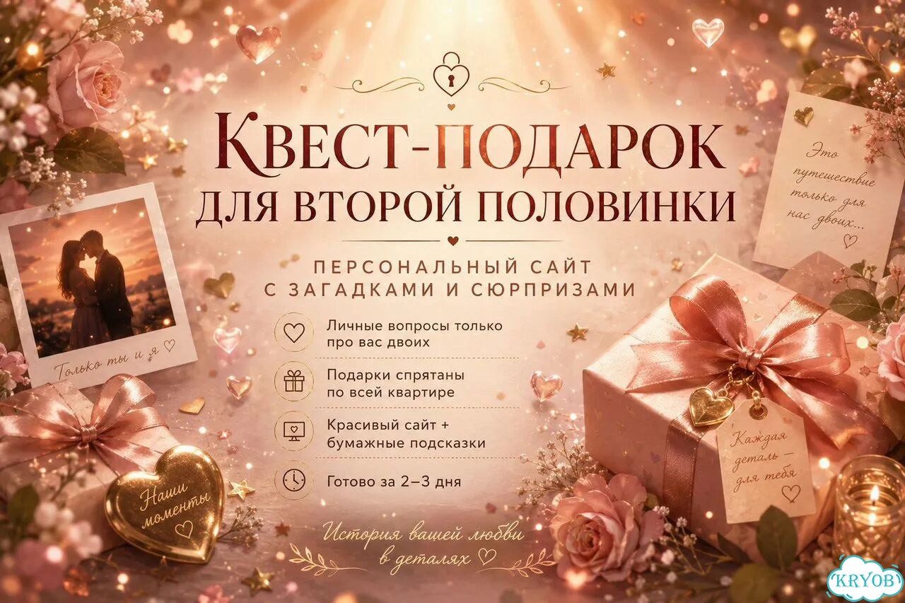 Квест-подарок на день рождения фото 1